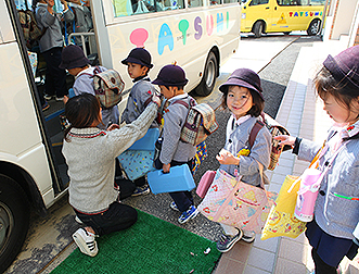 充実した1日を過ごせたね。
            お帰りの支度をして降園です。